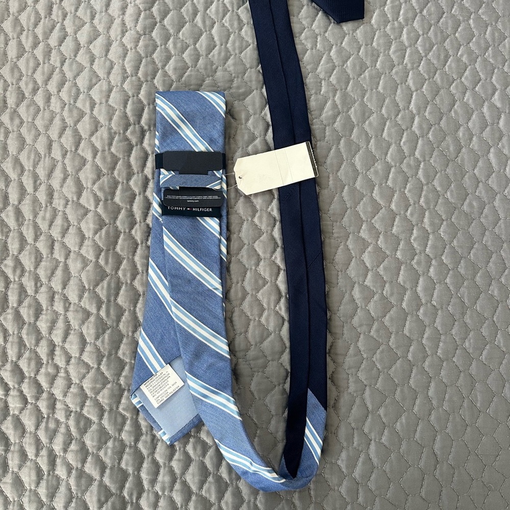 Men's Blue Striped Tie